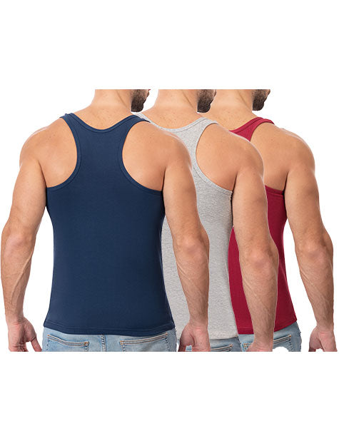 Pack of 3 Men Tank-Top Sports X